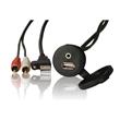 Montaje para panel conector AUX USB/3,5 mm Fusion