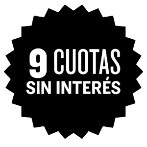 9 Cuotas sin interés